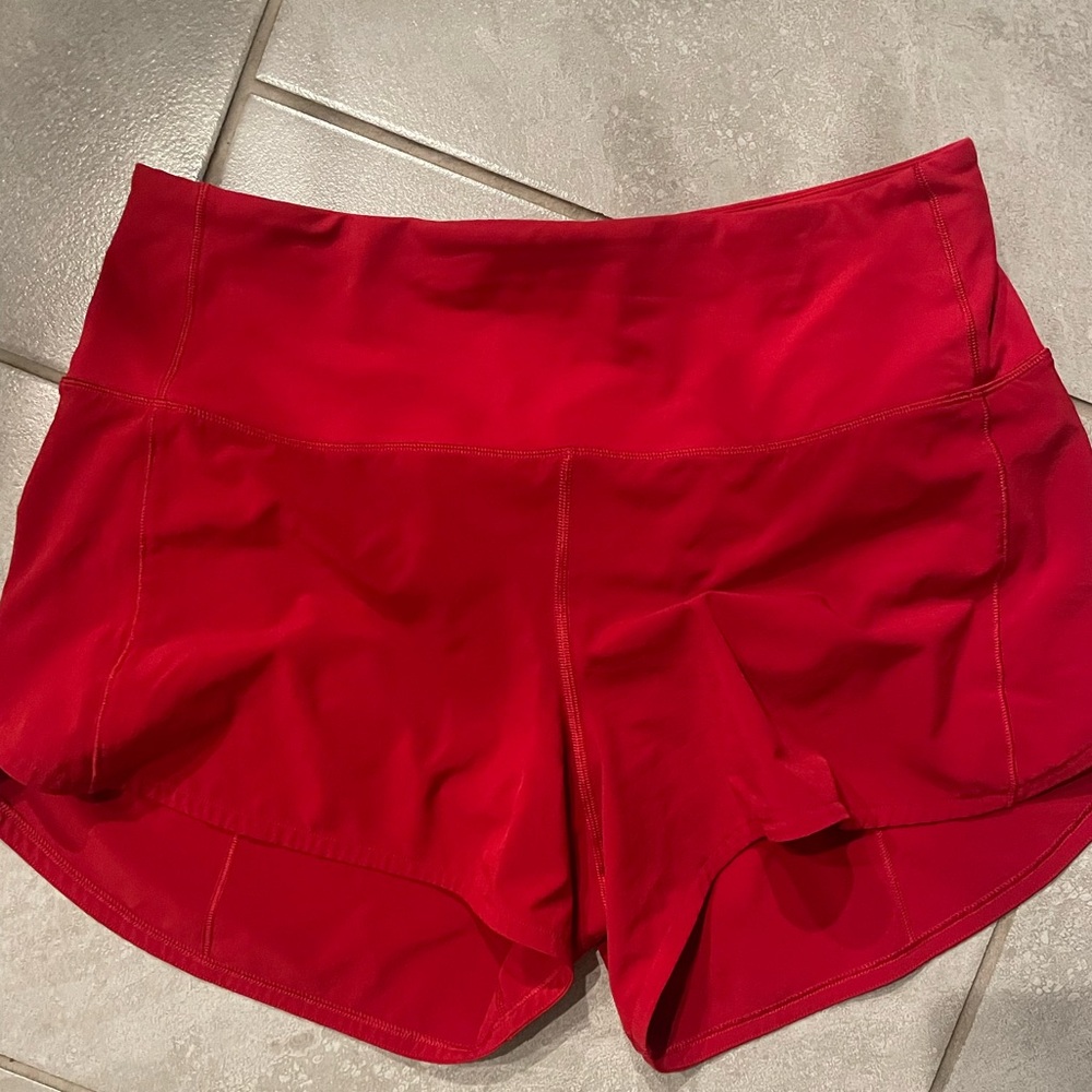 Lululemon Speed Up High- Rise Lined Short 4”